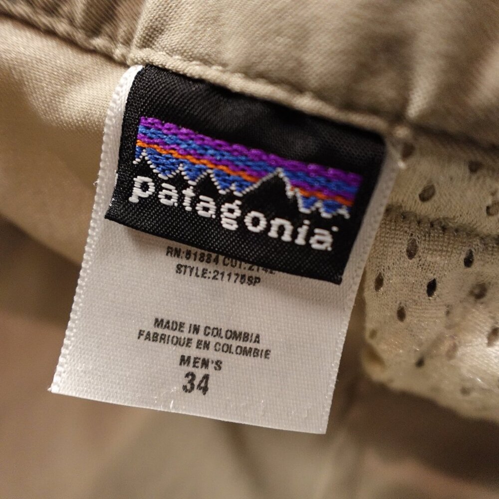 Patagonia Scrambler Shorts men's 34 khaki vintage - Picture 2 of 12